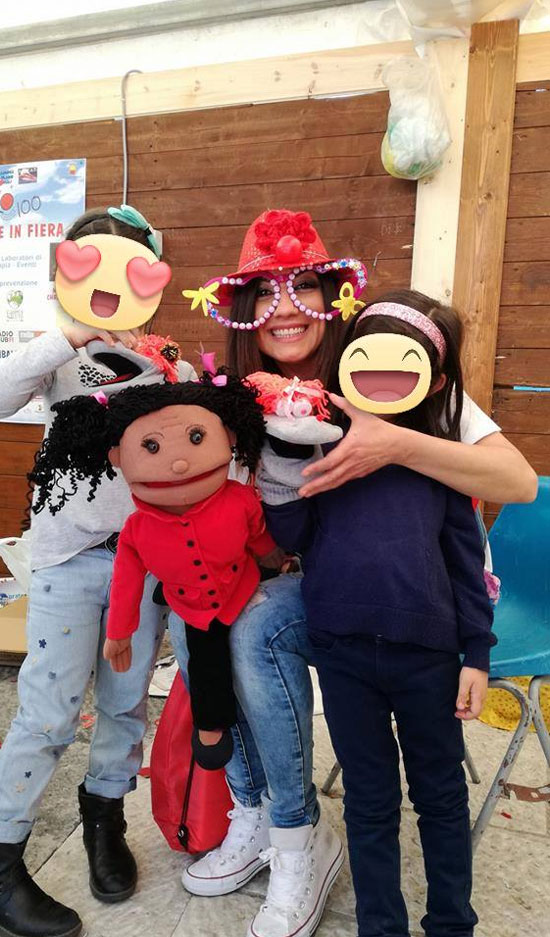 Donatella De Fraia alla Festa del Sorriso Donatella De Fraia alla Festa del Sorriso