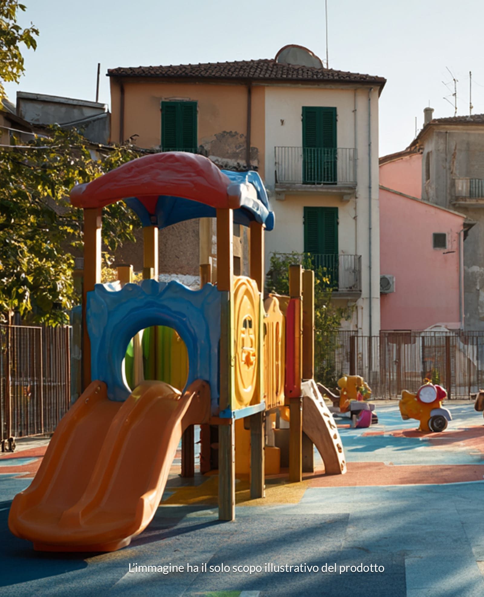 Donazione per Giostrine a Caserta casa famiglia Teniamoci Per Mano APS